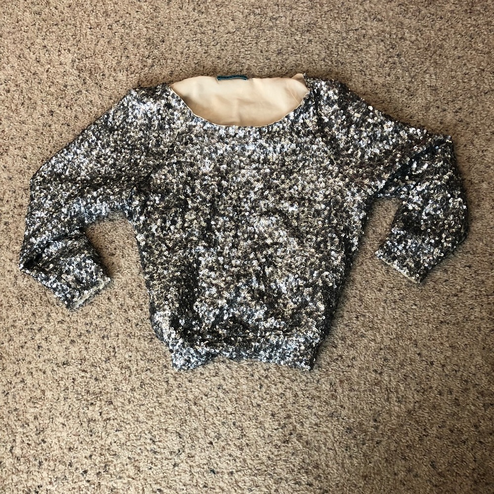 Alice + Olivia Sequin  “sweatshirt”